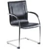 Guest Leather Effect Visitor Chair -Office Furniture 001106