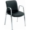 Pavilion Leather-Look Visitor Armchair -Office Furniture 001675