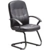 Melrose Leather Faced Visitor Chair -Office Furniture 005527