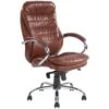 Prague Leather Faced Manager Chair -Office Furniture 006366