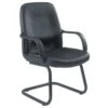 Canasta Leather Look Visitor Chair -Office Furniture 010999