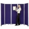 Concertina 5 Panel Mobile Display & Room Dividers -Office Furniture 011681
