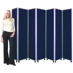 Concertina 7 Panel Mobile Display & Room Dividers