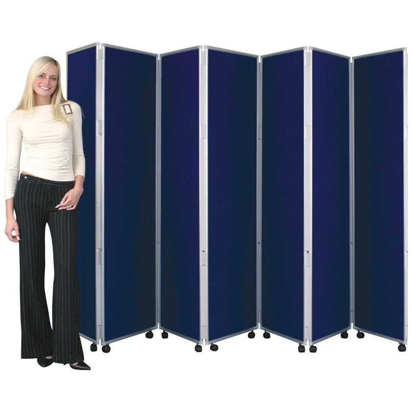 Concertina 7 Panel Mobile Display & Room Dividers 3 Concertina 7 Panel Mobile Display & Room Dividers