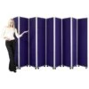 Concertina 9 Panel Mobile Display & Room Dividers -Office Furniture 011722