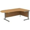 Alpha Plus Executive Radial D-End Desk 2 Alpha Plus Executive Radial D-End Desk -Office Furniture 014525