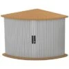 Alpha Plus Corner Tambour Storage Unit -Office Furniture 014737