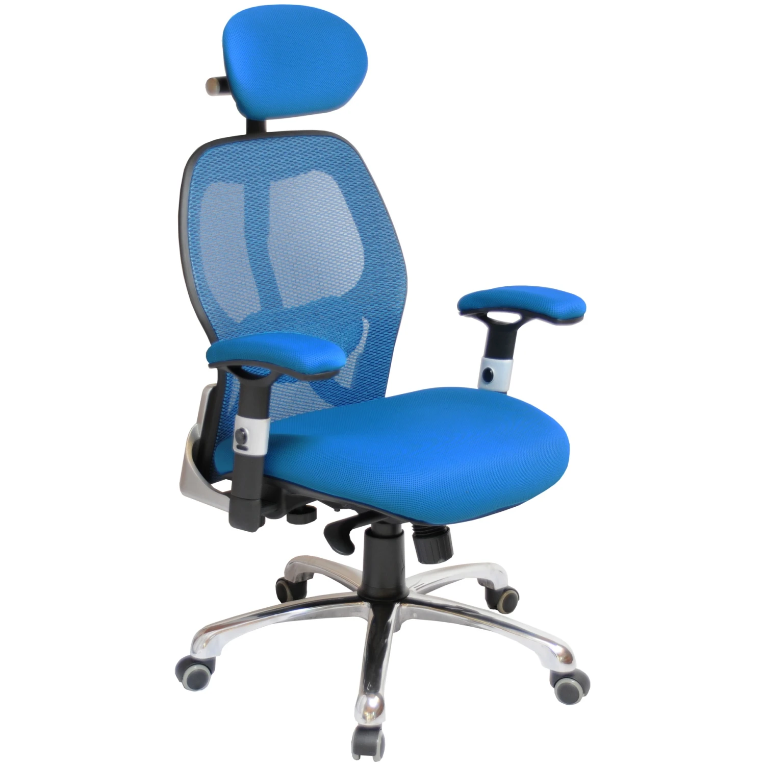 Ergo-Tek Blue Mesh Manager Chair 3 Ergo-Tek Blue Mesh Manager Chair