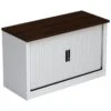 Presence Desk High Tambour Cupboards -Office Furniture 018803