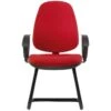 Pledge Topaz High Back Cantilever Visitor Chair 2 Pledge Topaz High Back Cantilever Visitor Chair -Office Furniture 028536