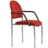 Pledge Arena Rounded Back 4 Leg Conference Chair -Office Furniture 029559