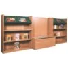 Nexus Library Bench Seat Combination Bookcases -Office Furniture 029744