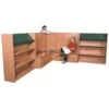 Nexus Library Corner Combination Bookcases -Office Furniture 029745