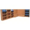Nexus Large Library Corner Combination Bookcases -Office Furniture 029747
