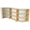 Nexus Curve Bookcases -Office Furniture 029964