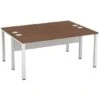 Presence Compact Rectangular Double Bench Desks -Office Furniture 033583