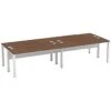 Presence Rectangular Compact Quad Bench -Office Furniture 033585