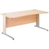 Gravity Deluxe Double Wave Cantilever Desk -Office Furniture 034098