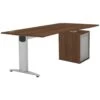 Protocol IBeam Wave Desk With Tambour Pedestal 2 Protocol IBeam Wave Desk With Tambour Pedestal -Office Furniture 034134