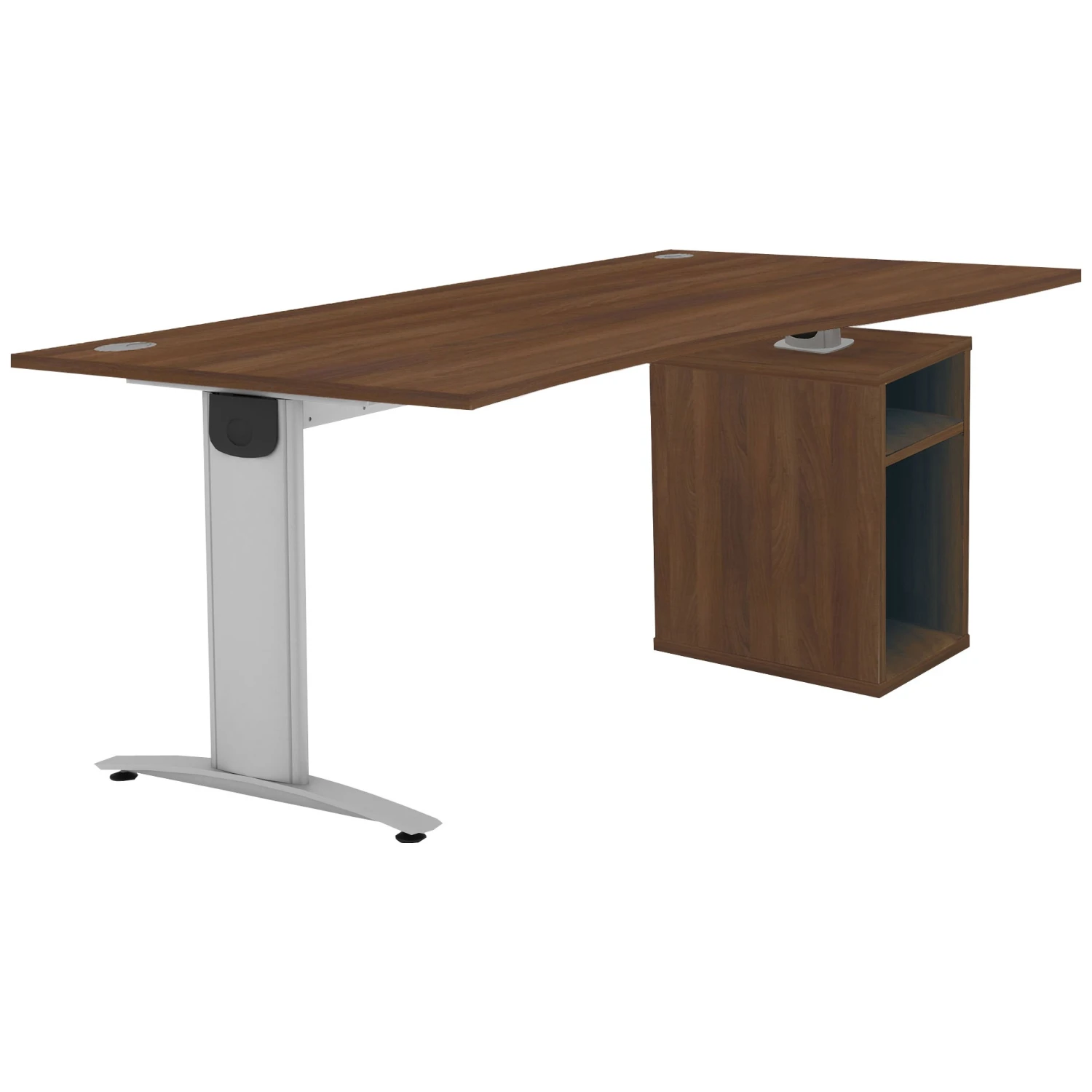 Protocol IBeam Wave Desk With Open Pedestal 3 Protocol IBeam Wave Desk With Open Pedestal