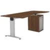 Protocol IBeam Double Wave Desk With Tambour Pedestal 1 Protocol IBeam Double Wave Desk With Tambour Pedestal -Office Furniture 034166