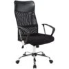 Aster High Back Mesh Office Chair - Black -Office Furniture 034703