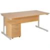Commerce II Rectangular Desks With Mobile Pedestal 2 Commerce II Rectangular Desks With Mobile Pedestal -Office Furniture 036418