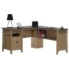 Dover Oak Computer Desk 2 Dover Oak Computer Desk -Office Furniture 044345