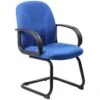 Perth Ergo Fabric Visitor Chairs -Office Furniture 047007
