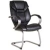 Fiji Leather Faced Visitor Chair -Office Furniture 052757