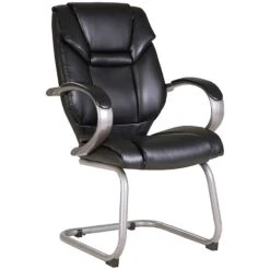 Fiji Leather Faced Visitor Chair