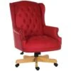 Chairman Red Traditional Manager Chair -Office Furniture 054758