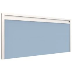 Capitol Straight Desk Mounted Screens With Single Tool Rail