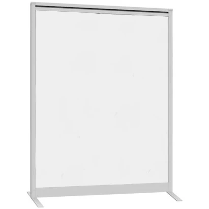 Lumiere Straight Glazed Freestanding Partition Screen 2 Lumiere Straight Glazed Freestanding Partition Screen
