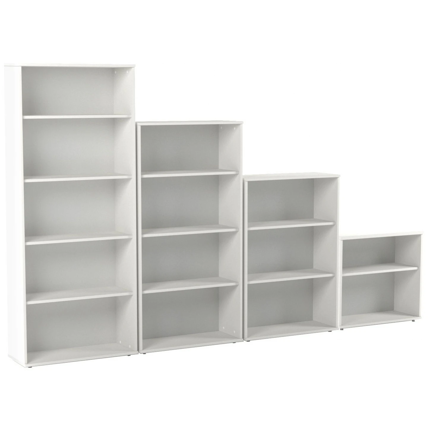 Vogue Essential White Office Bookcases 3 Vogue Essential White Office Bookcases