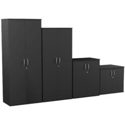 Eclipse Essential Black Office Cupboards