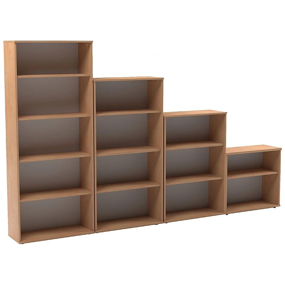 Solar Essential Office Bookcases 3 Solar Essential Office Bookcases