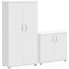 NEXT DAY Commerce II White Office Cupboards -Office Furniture 060031
