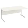 Next Day Vogue White Wave Cantilever Desks -Office Furniture 061492