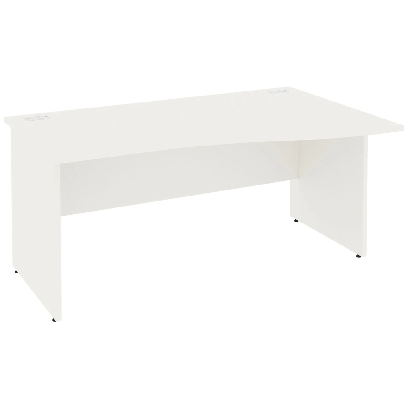 Next Day Vogue White Wave Panel End Desks 3 Next Day Vogue White Wave Panel End Desks
