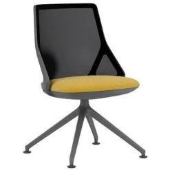 Pledge Cicero Medium Back Black Conference Chair
