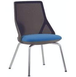 Pledge Cicero Black Stacking Visitor Chair