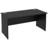 Next Day Eclipse Black Rectangular Panel End Desks -Office Furniture 063295