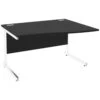Next Day Eclipse Black Wave Cantilever Desks 1 Next Day Eclipse Black Wave Cantilever Desks -Office Furniture 063300