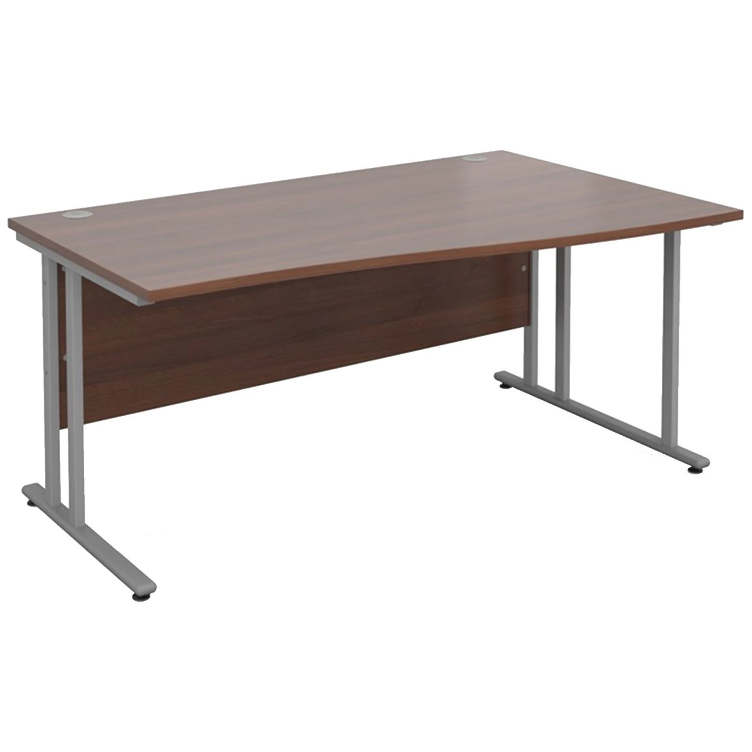 Malbec II Walnut Cantilever Wave Desks 3 Malbec II Walnut Cantilever Wave Desks