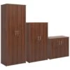 Malbec II Walnut Cupboards -Office Furniture 066660