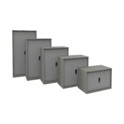 Silverline Two Tone Kontrax Tambour Cupboards