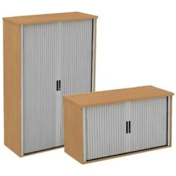 Alpha Plus Side Tambour Cupboards