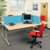 ColourPlus BusyScreen Rectangular Desktop Screen 2 ColourPlus BusyScreen Rectangular Desktop Screen -Office Furniture 069701