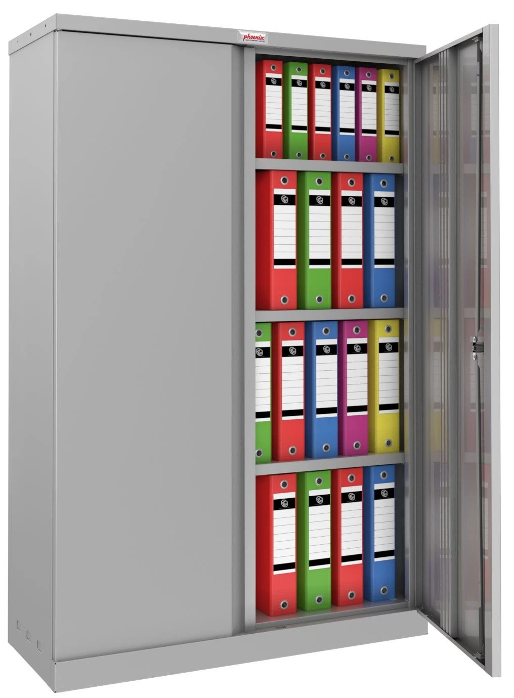Phoenix SCL Series Steel Storage Cupboards - 2 Door 3 Shelf With Electronic Lock 3 Phoenix SCL Series Steel Storage Cupboards - 2 Door 3 Shelf With Electronic Lock